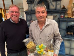 Obermeister Joachim Gwinner (Links) und Frank Jourdan.